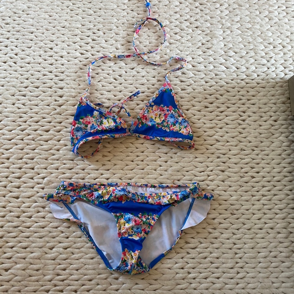 Ralph Lauren Floral Reversable Bikini Set (XS)